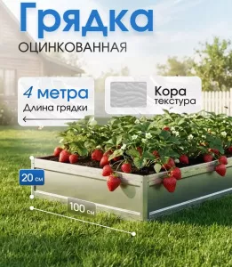 грядка 4 м