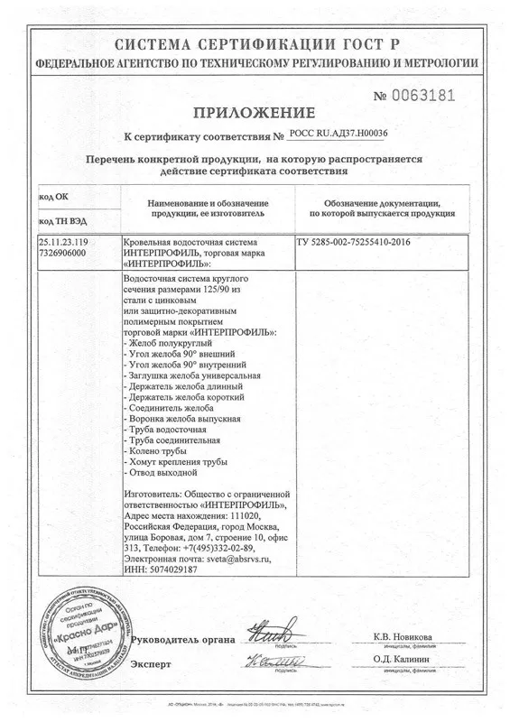 Сертификаты